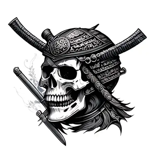Samurai Skull