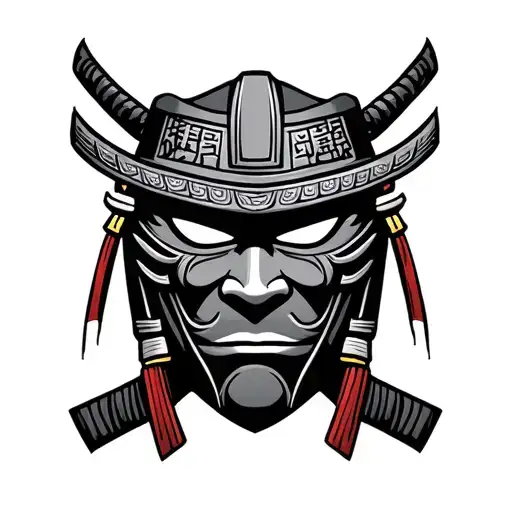 Japanese Samurai Mask