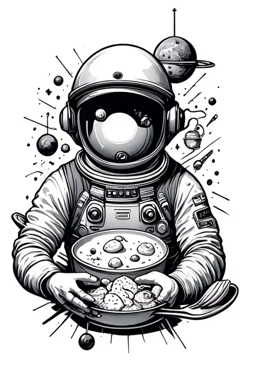 Space And Cooking Themed
