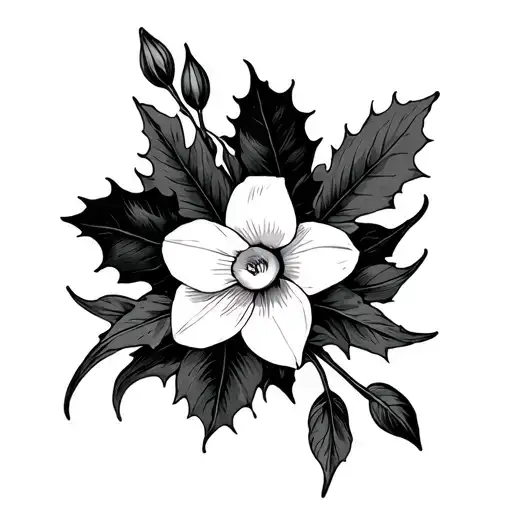 Holly And Narcissus