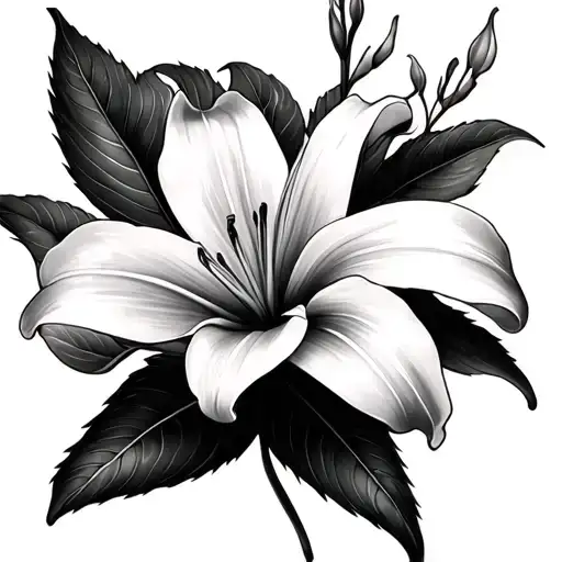 Half Sleeve Lilly Tatto