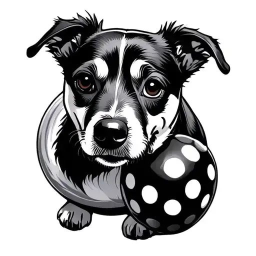 Dog And Ball