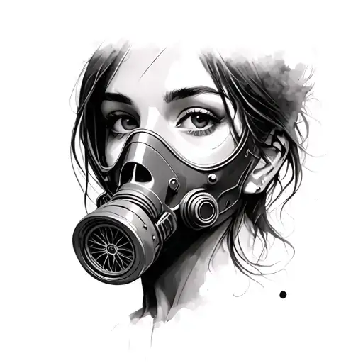 Apocalyptic Woman Gas Mask