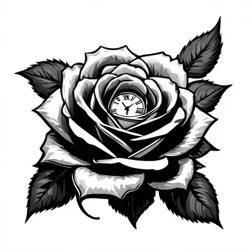 Spartan Coloseum Pocket Watch Diamond Rose