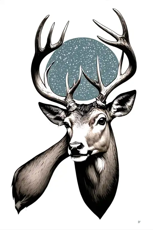 Deer Antlers Elbow Underneath Elbow