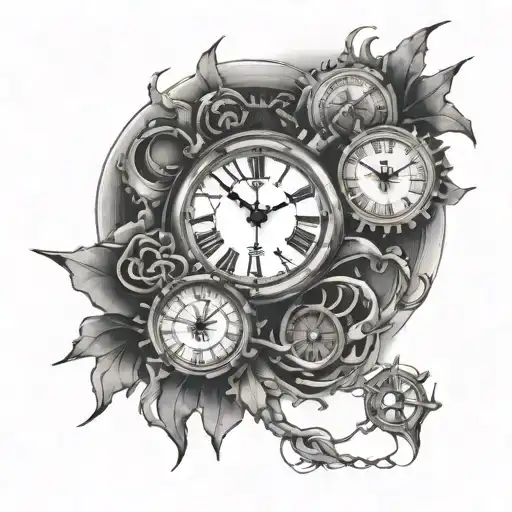 Broke And Clock Hands