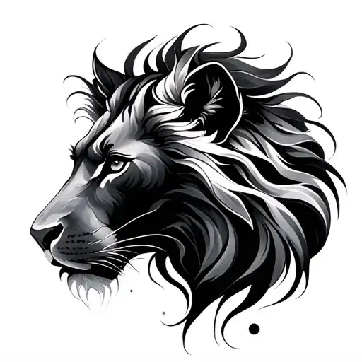 Aquarious And Leo Zodiac Sign Intertwined