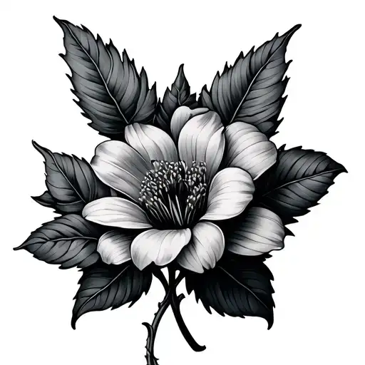 Flowers Intertwined Representing Miscarriage