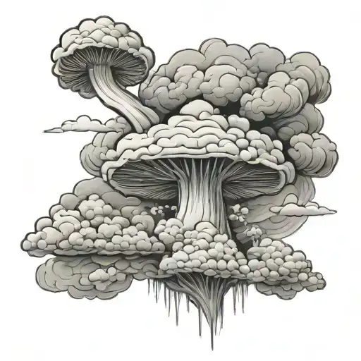 Mushroom Cloud Background