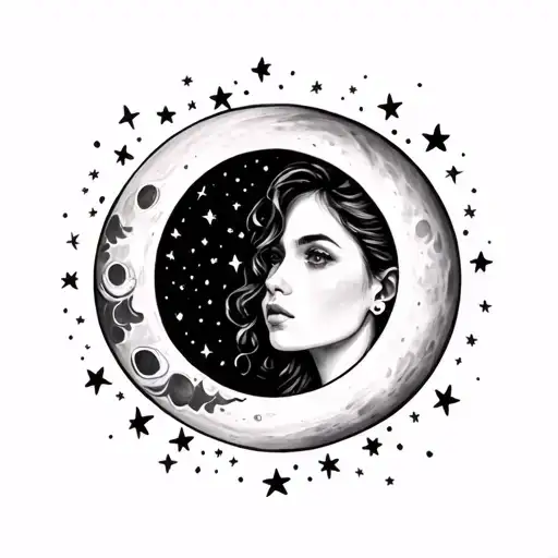 Moon And Stars Samantha