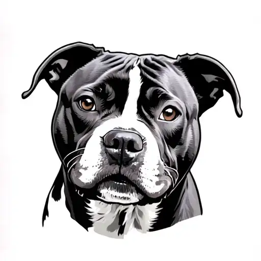 Happy Pitbull Doing Elementary Backstroke