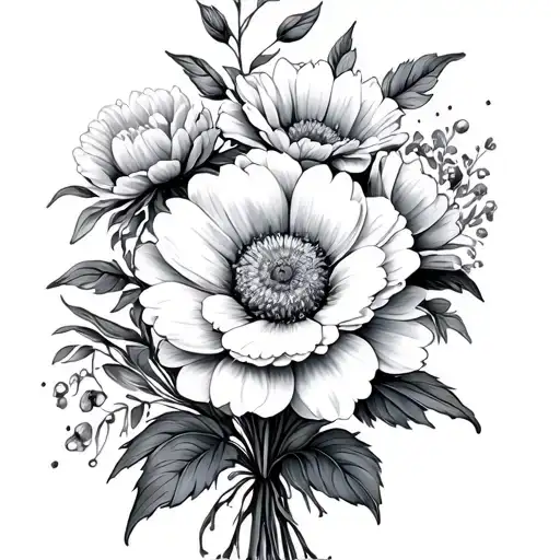 Birth Flower Bouquet