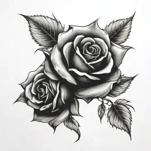 Black Rose Wrapped