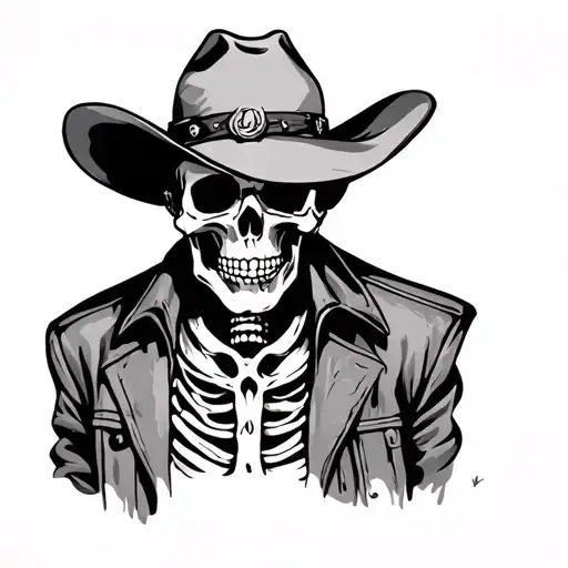Skeleton Cowboy