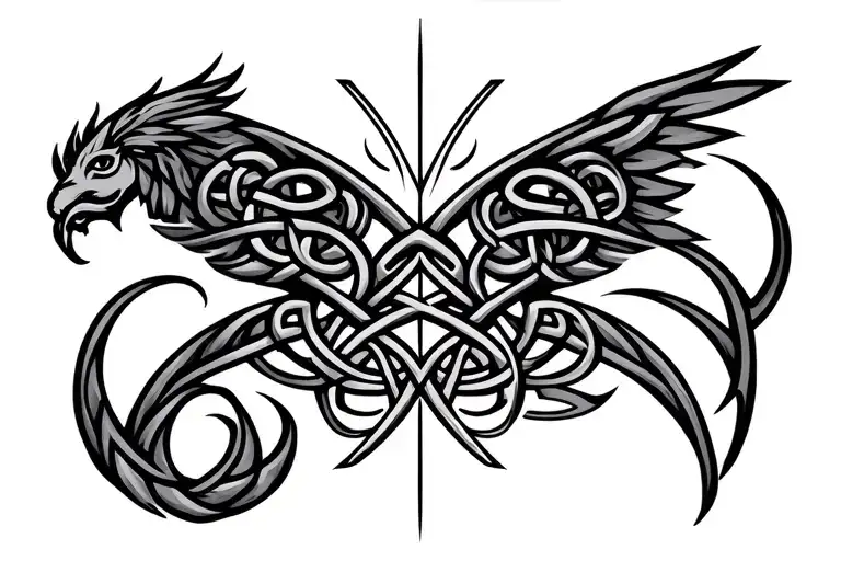 Celtic Saggitarius Gemini Zodiac Sign