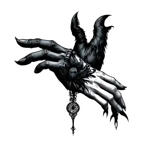 Jeckle And Hyde Hand Tat