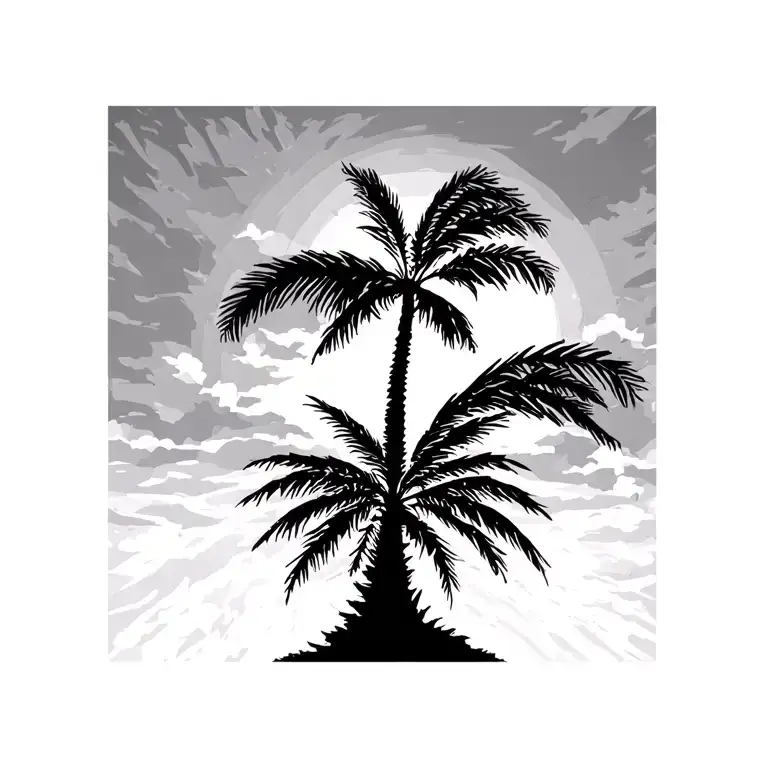 Palm Tree Silhouette