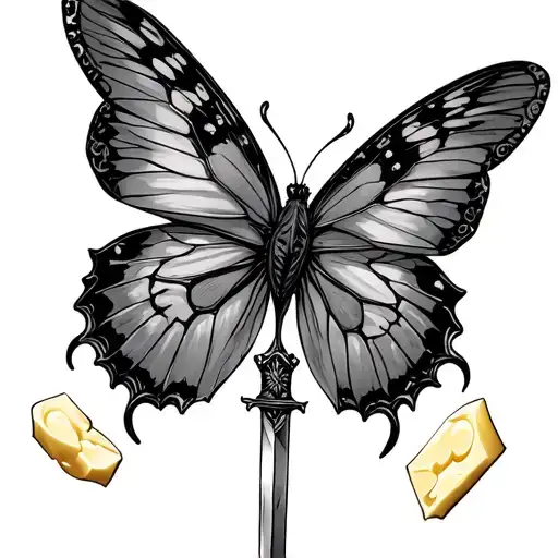 Daggers And Butter Fly