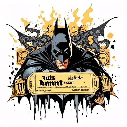 Golden Ticket Mixed Monster Energy Mixed With Batman Mixed With Soap