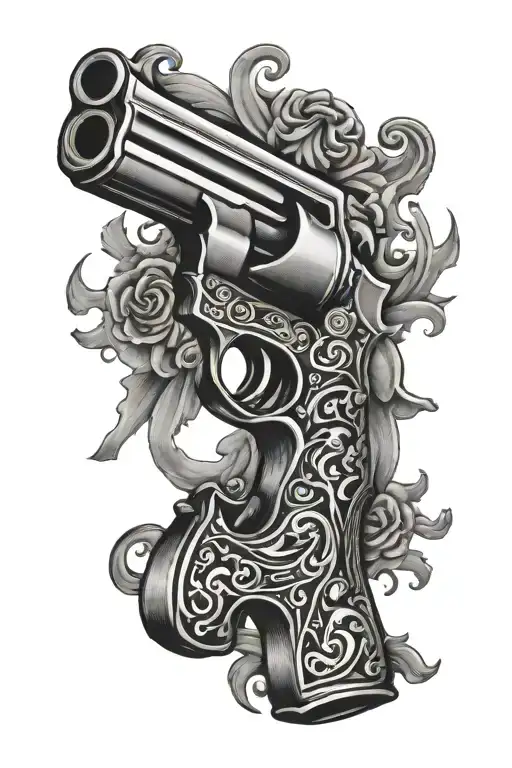 Double Barrel Shotgun Cross