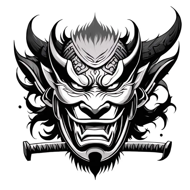 Oni Mask Katana