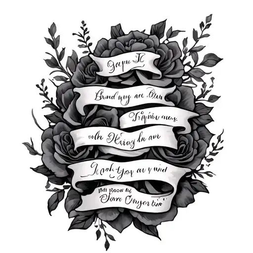 Bible Verse And 2 Dead Relatives Names Forearm