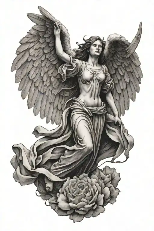 Angel Falling From The Sky