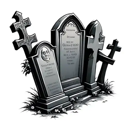 Cemetary And Tombstones