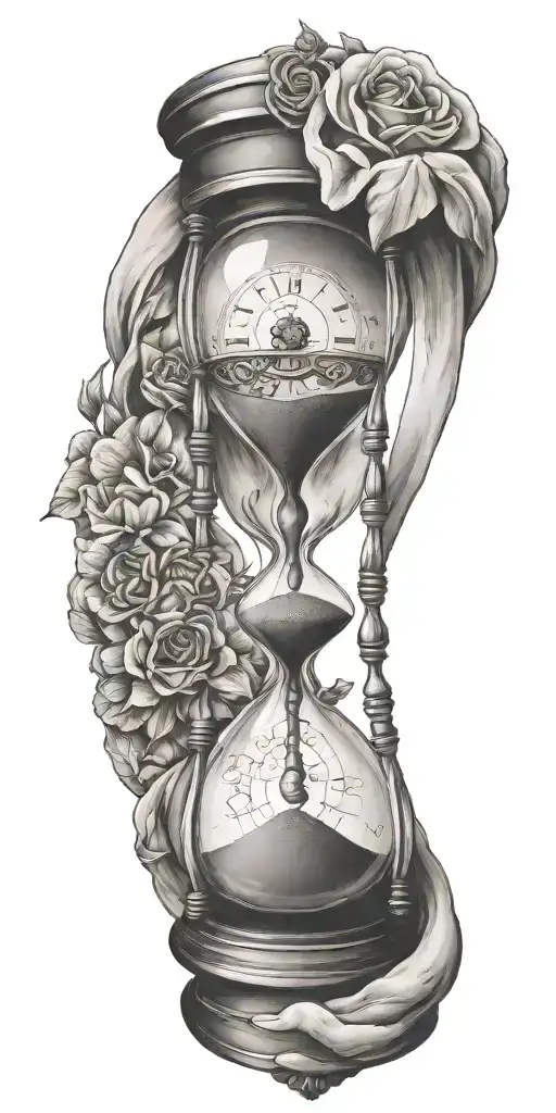 Hourglass Clock Hands