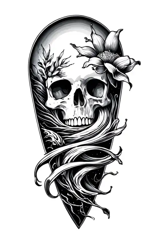 Tattoo With Sea Elements