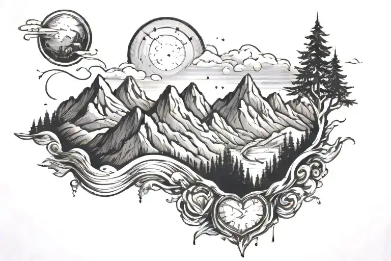 Mountains And Heartbeat