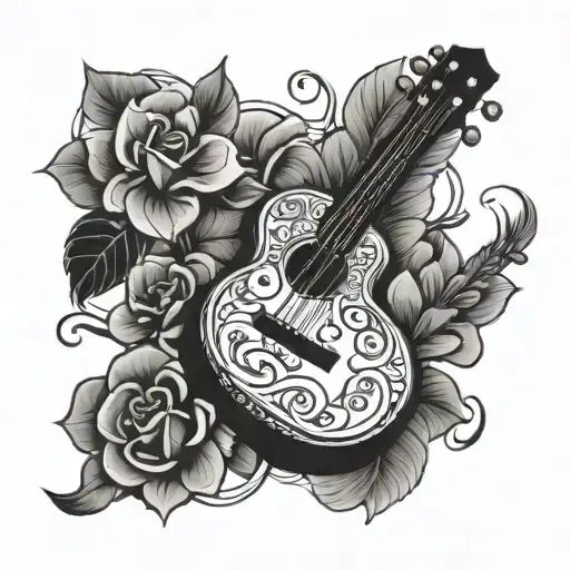 Ukulele Linework