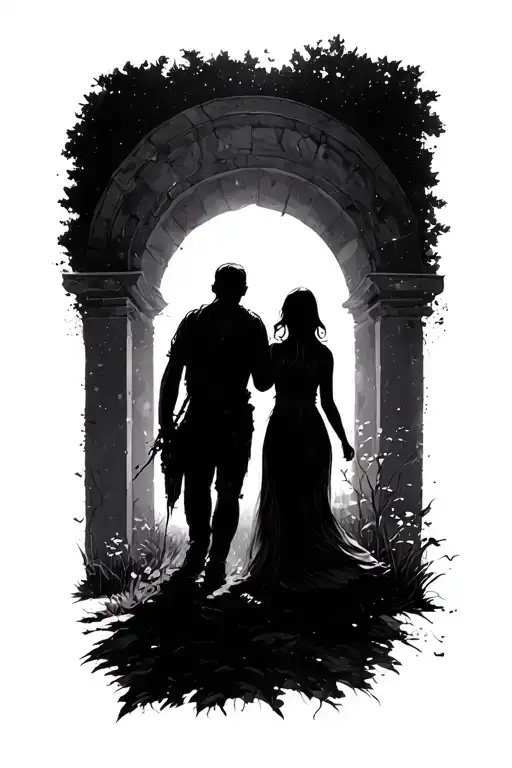 Tribute To Fallen Father From Daughter Shadow Walking