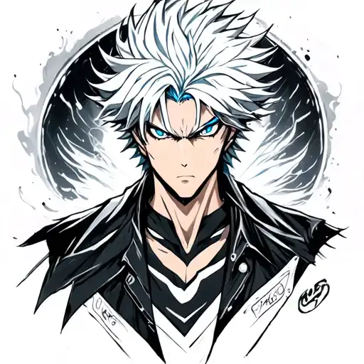 Anime Bleach Grimmjow Number