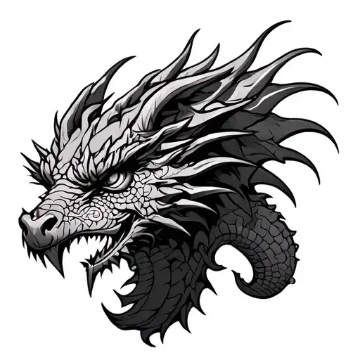 Viking Dragon Protection Talisman Style