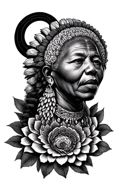 Ooievaar With Mandela Style Mixed