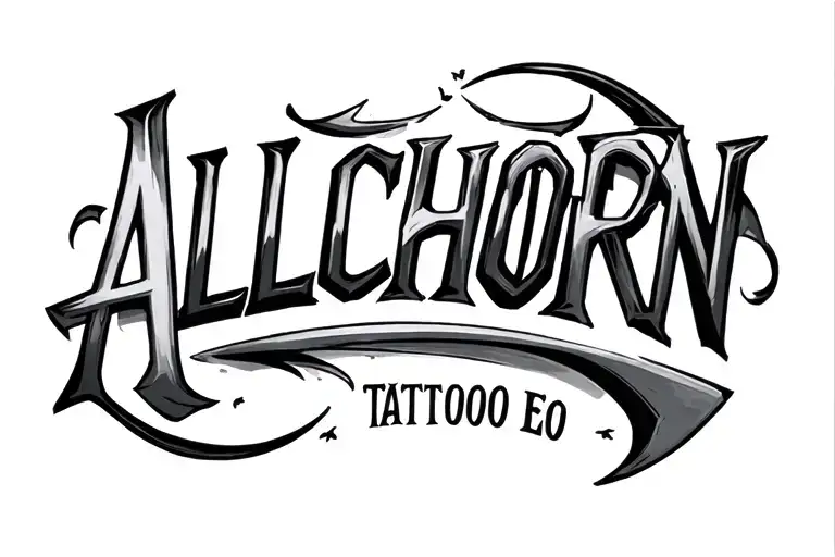 Allchorn Last Name Written