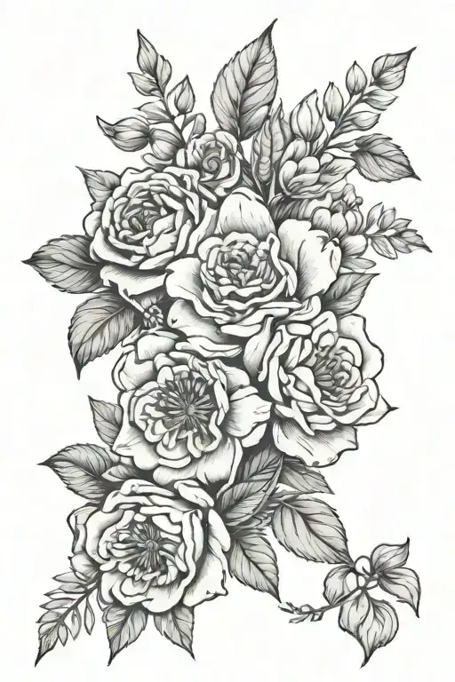 Birth Flower Bouquet