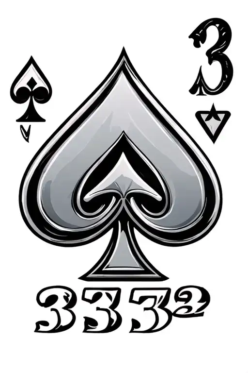 Clubs Symbol With 333