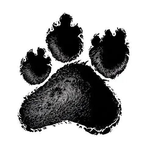 Paw Print Memorial