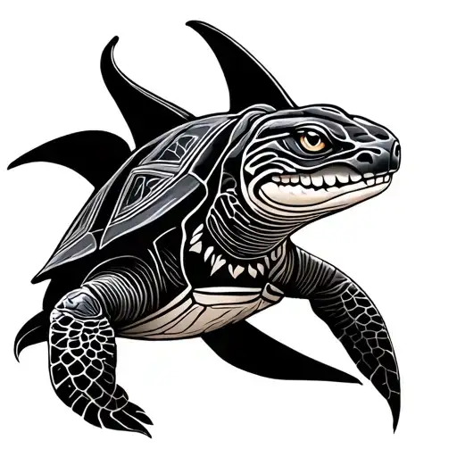 Polynesian Turtle Lezard Polynesian Fregate Polynesian Raie Manta Polynesian