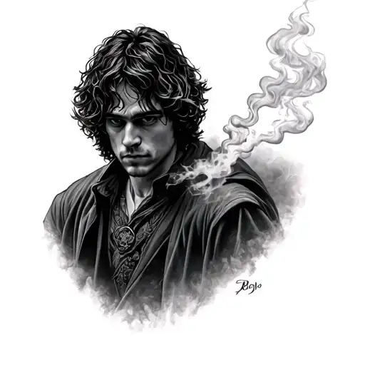 Frodo Baggins Smoking