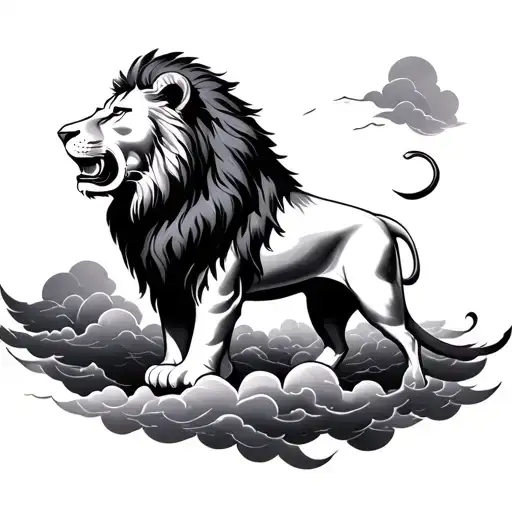 Clouds And Lion