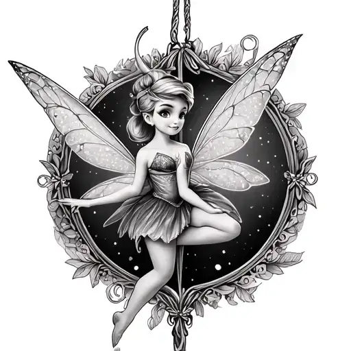 Aerial Silks Tinker Bell