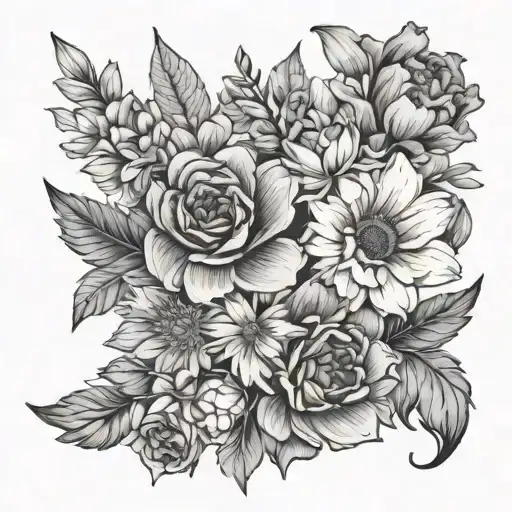 Birth Month Flower Bouquet