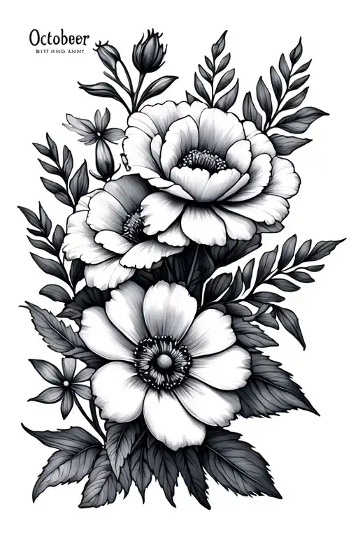 October & January Birth Flowers