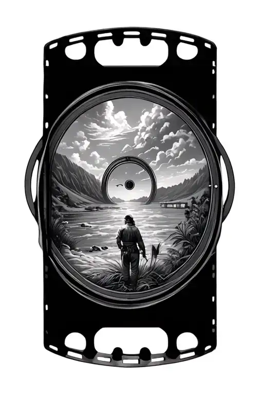 Film Reel With Beautiful Scenes