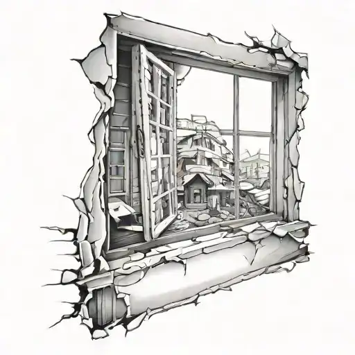 I Saw You Through A Broken Window With A Different Point Of View