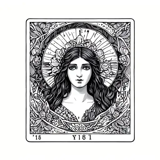 Tarot Letter Representing Mother
