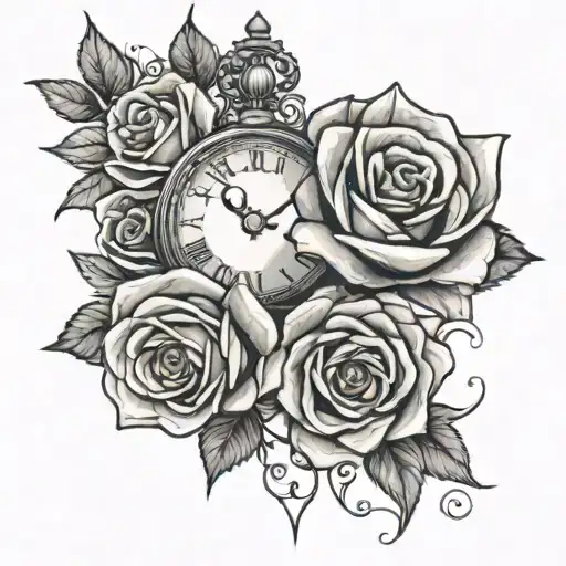 Clock Tower Roses